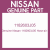 Genuine Nissan 1182603J05 Hose-air i