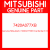 Genuine Mitsubishi 7420A077XB Overfender,fr lh