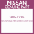 Genuine Nissan 74814JG00A Cover fr under