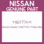 Genuine Nissan 1192777A11 Pulley-idler