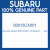 Genuine Subaru 93013CA001 Ornament f       sub