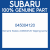 Genuine Subaru 045004120 Tapping screw