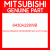 Genuine Mitsubishi 6430A228WB Garn a,b/dr license