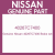 Genuine Nissan 40267C7400 Brake set