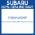 Genuine Subaru 51609AJ0509P Wheel apr subcp frpr