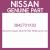 Genuine Nissan 3842701X02 Shaft-pinion ma