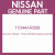 Genuine Nissan 11044-AR008 Gasket-cylinder