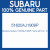 Genuine Subaru 51620AJ1909P Frame sd ff cp   lh