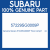 Genuine Subaru 57229SG0009P Hood compl f     rpr