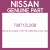 Genuine Nissan 73871ZL20B Moul-roof drip