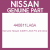 Genuine Nissan 440811LA6A Pin anti shoe