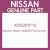 Genuine Nissan 4326201P10 Nut lock r