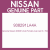 Genuine Nissan 938291LA4A Fender-over,rear lh ( l50)