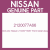 Genuine Nissan 2120077A66 Thermostat assy