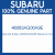 Genuine Subaru 46083AG00A9E Spacer air clnr