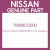 Genuine Nissan 76899CG000 Fin-ctr mudguard