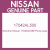 Genuine Nissan 17042AL500 Pump assy