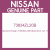 Genuine Nissan 73834ZL20B Stanchion, lwr, rh