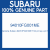 Genuine Subaru 94010FG001ME Trim pnl ay a pl rh