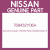 Genuine Nissan 768432Y06A Weatherstrip lh