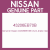 Genuine Nissan 43206EB70B Drum-brake rear