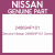 Genuine Nissan 248694P101 Screw