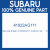 Genuine Subaru 41022AG111 Cushion rub      rh