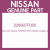 Genuine Nissan 226907F005 Heated oxygen s