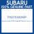 Genuine Subaru 51021XA00A9P Frame sd upr cp  rh