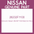 Genuine Nissan 26232F1100 Bulb(12v10w)