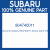 Genuine Subaru 904740011 Screw tap ft m6