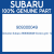 Genuine Subaru 909300049 Screw grm 12