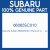 Genuine Subaru 66065SC010 Panel ctr w      slv