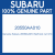 Genuine Subaru 20550AA010 Self lock nut m14