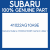 Genuine Subaru 41022AG10A9E Cushion rubber r