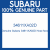 Genuine Subaru 34611XA02D Hose feed