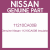 Genuine Nissan 11210CA00B Insulator