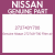 Genuine Nissan 272743Y700 Filter air