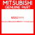 Genuine Mitsubishi MB621111 Holder,jack