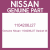 Genuine Nissan 1104206J27 Gasket kit