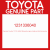 Genuine Toyota 12313-36040 Bracket engine mntg control transverse