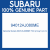 Genuine Subaru 94012AJ080ME Trim pnl ay b pl crc