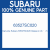 Genuine Subaru 63527SC020 Glassrun dr r    rh