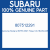 Genuine Subaru 807512291 Hose-12x18x45x248