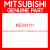 Genuine Mitsubishi ME203111 Retainer,inlet manf spring