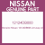 Genuine Nissan 12124DB000 Jet assy-oil