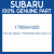 Genuine Subaru 17009AA020 Seal, type t oil