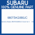 Genuine Subaru 66075AG060JC Cover lwr d      lhd