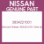 Genuine Nissan 3834221001 Seal oil