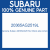 Genuine Subaru 20365AG2519L Shock abs compl r